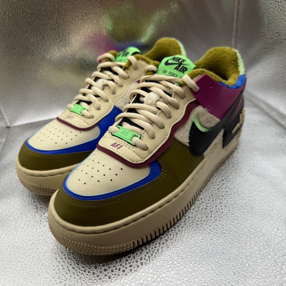 Size 7.5 Nike Air Force 1 Shadow SE Cactus Flower Womens Sneakers CT1985-500 - Picture 5 of 9